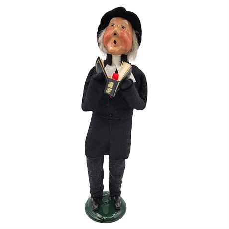 1990 Byers' Choice "The Carolers" Parson w/ Bible