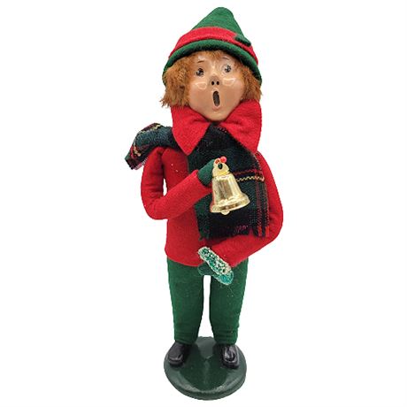 1986 Byers' Choice "The Carolers" Boy w/ Bell