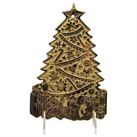 1997 Virginia Metalcrafters Third Christmas Trivet: The Christmas Tree