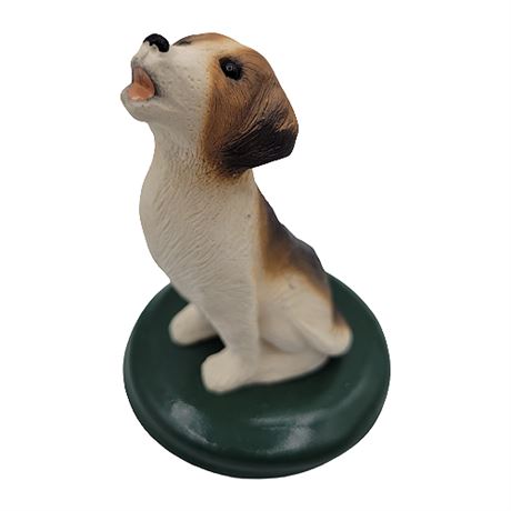 2003 Byers' Choice "Singing Dogs" Brown & White Dog