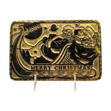 1995 Virginia Metalcrafters First Christmas Trivet