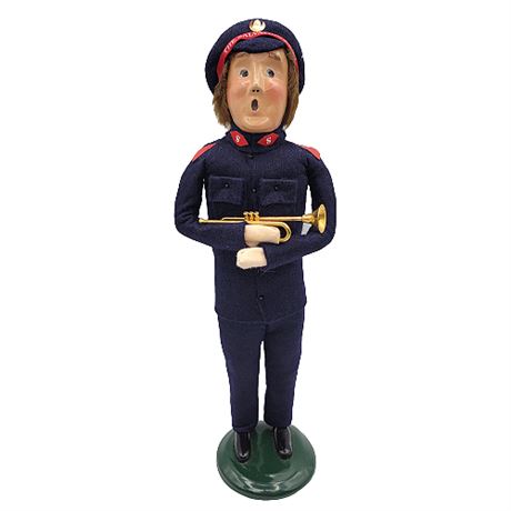 1993 Byers' Choice "The Carolers" Salvation Army: Man w/ Trumpet