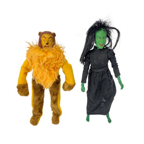 1974 MEGO Corp. Wicked Witch of the West & Cowardly Lion Figures