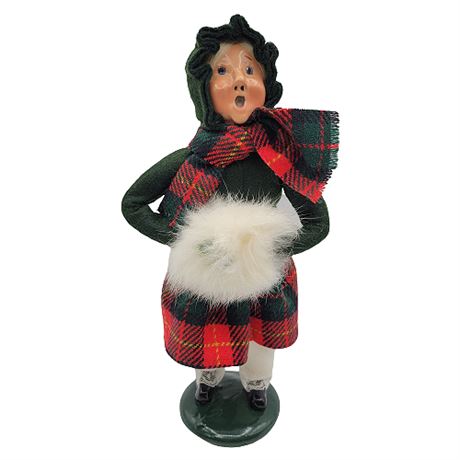 1987 Byers' Choice "The Carolers" Girl w/ Muff