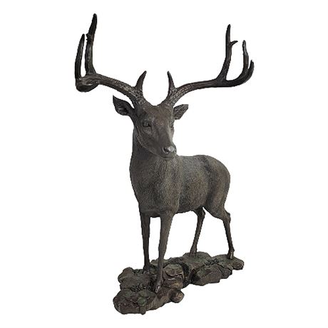 JWM Collection Large White Tail Deer Figurine