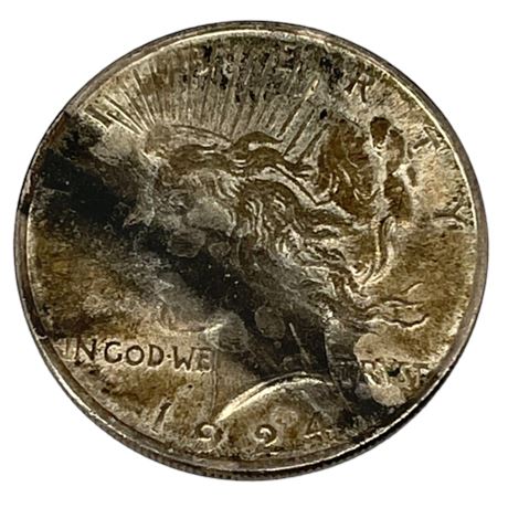 1924 Philadelphia Mint Peace Silver Dollar