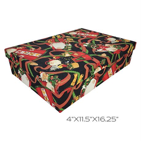 Ultimate Christmas Storage Small Fabric Covered Box