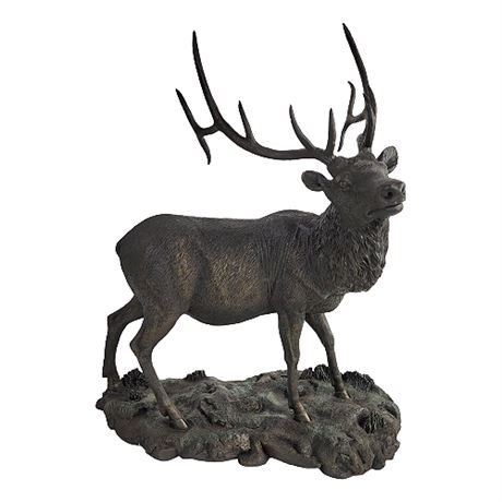 JWM Collection Large Elk Figurine (Flawed)