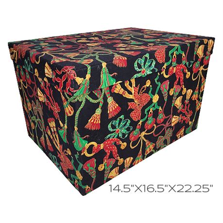 Ultimate Christmas Storage LG Fabric Covered Box