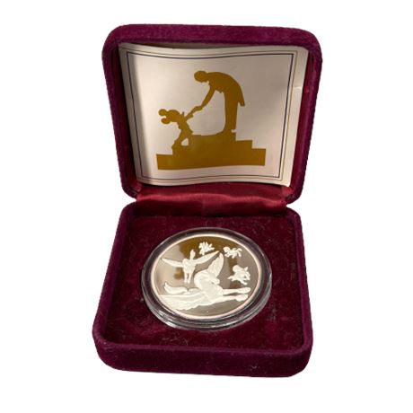 Disney Fantasia 50th Anniversary .999 Silver Commemorative Coin